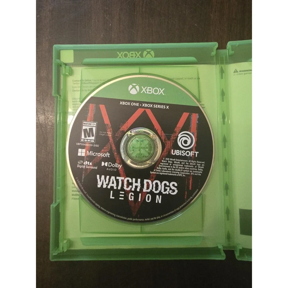 Watch Dogs Legion Xbox One Standard Edition Video Games Action Adventure Ubisoft